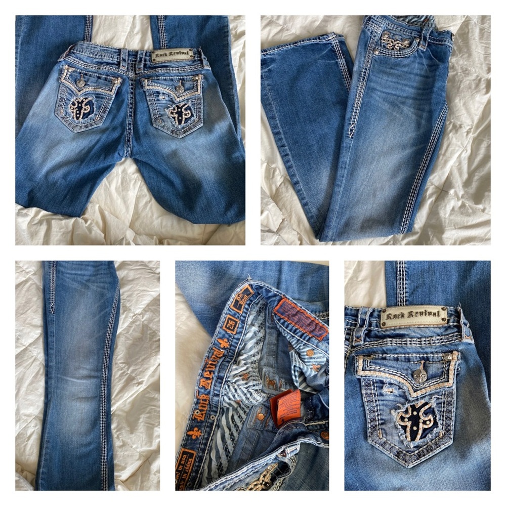 Rock Revival Kai Bootcut Jeans Size 26